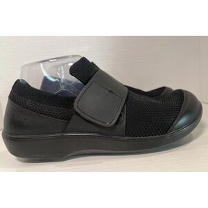 Alegria Traq QWI-5002 Black Out Shoes Women's Size US 7.5 EU 38 Slip On Sneakers